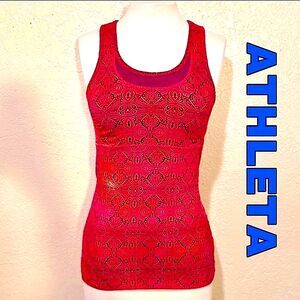 ATHLETA Geo Print Tank Sz S